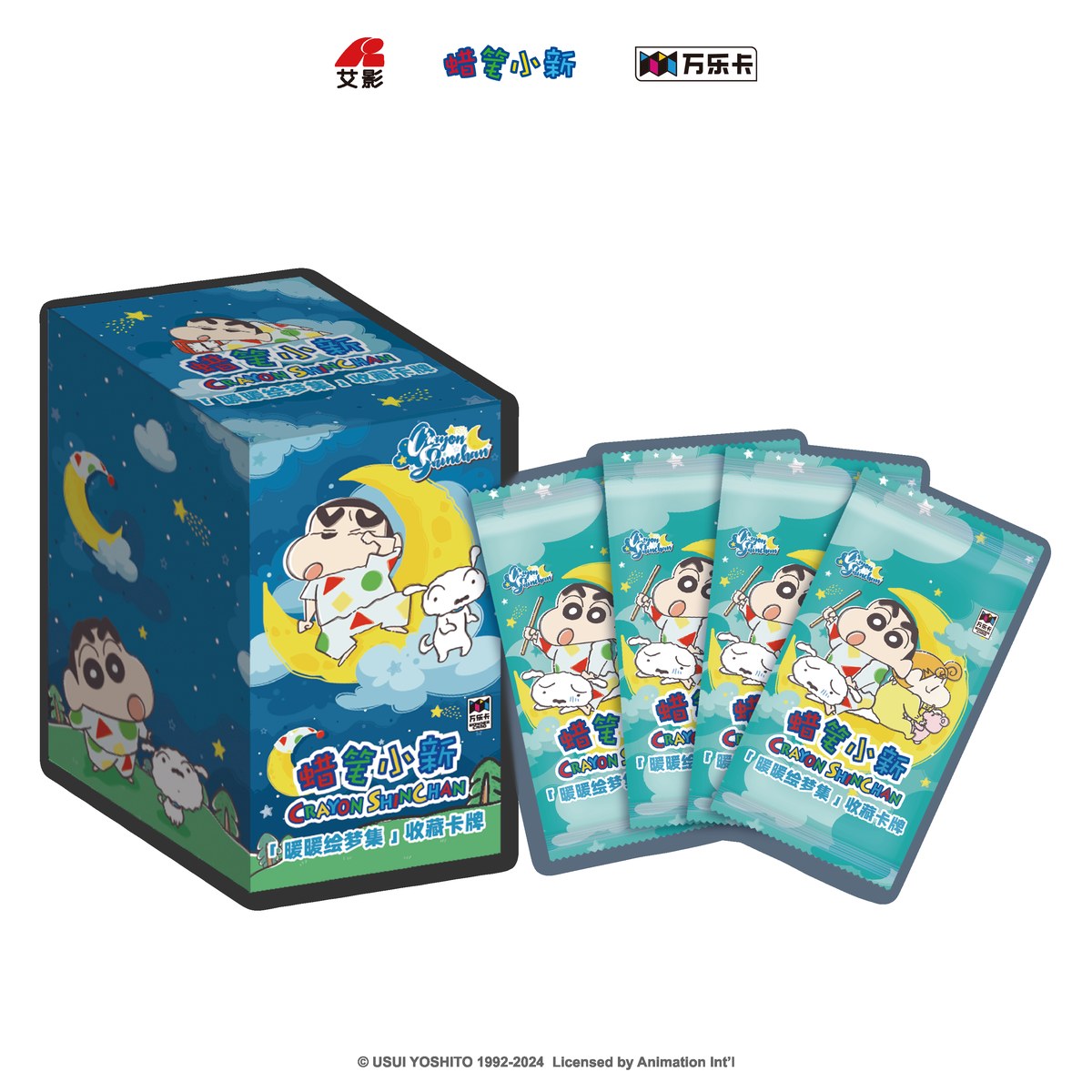 Crayon Shin-chan Dreamland cards and box