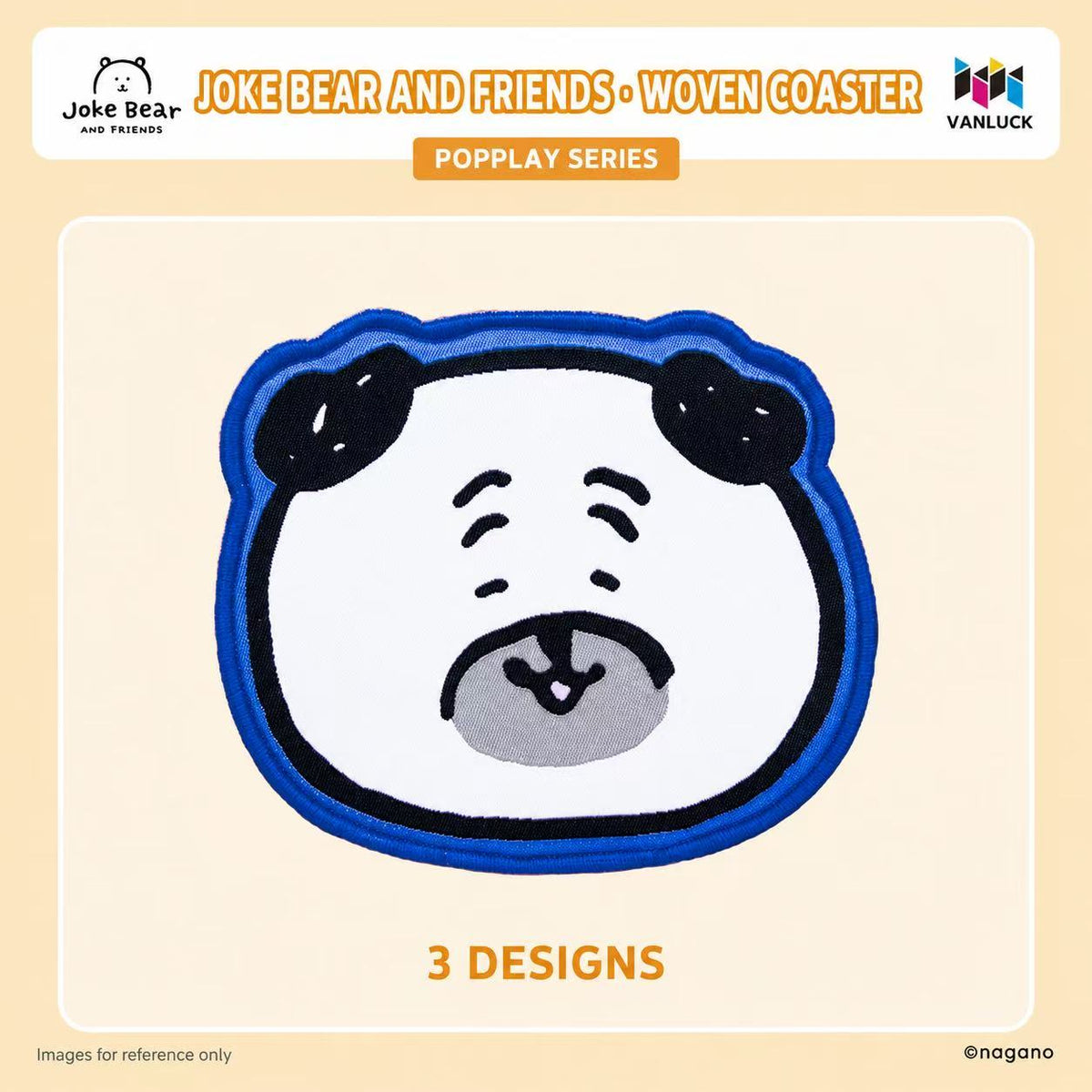 Joke Bear And Friends Series Woven Coaster