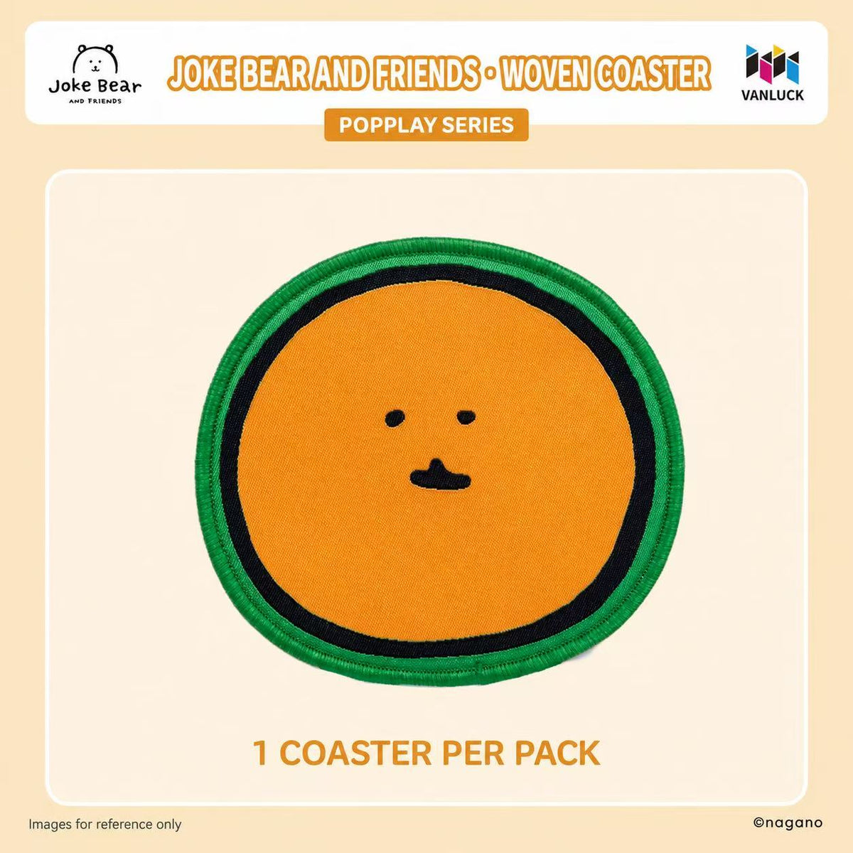 Joke Bear And Friends Series Woven Coaster