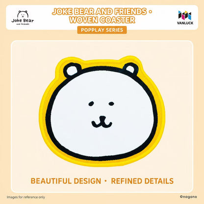 Joke Bear And Friends Series Woven Coaster