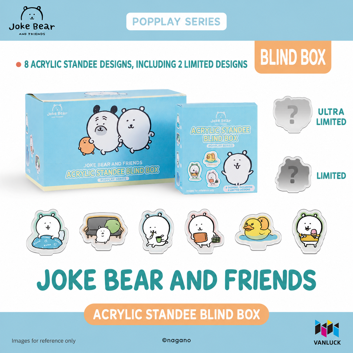 Joke Bear And Friends Series Acrylic Stand Blind Box