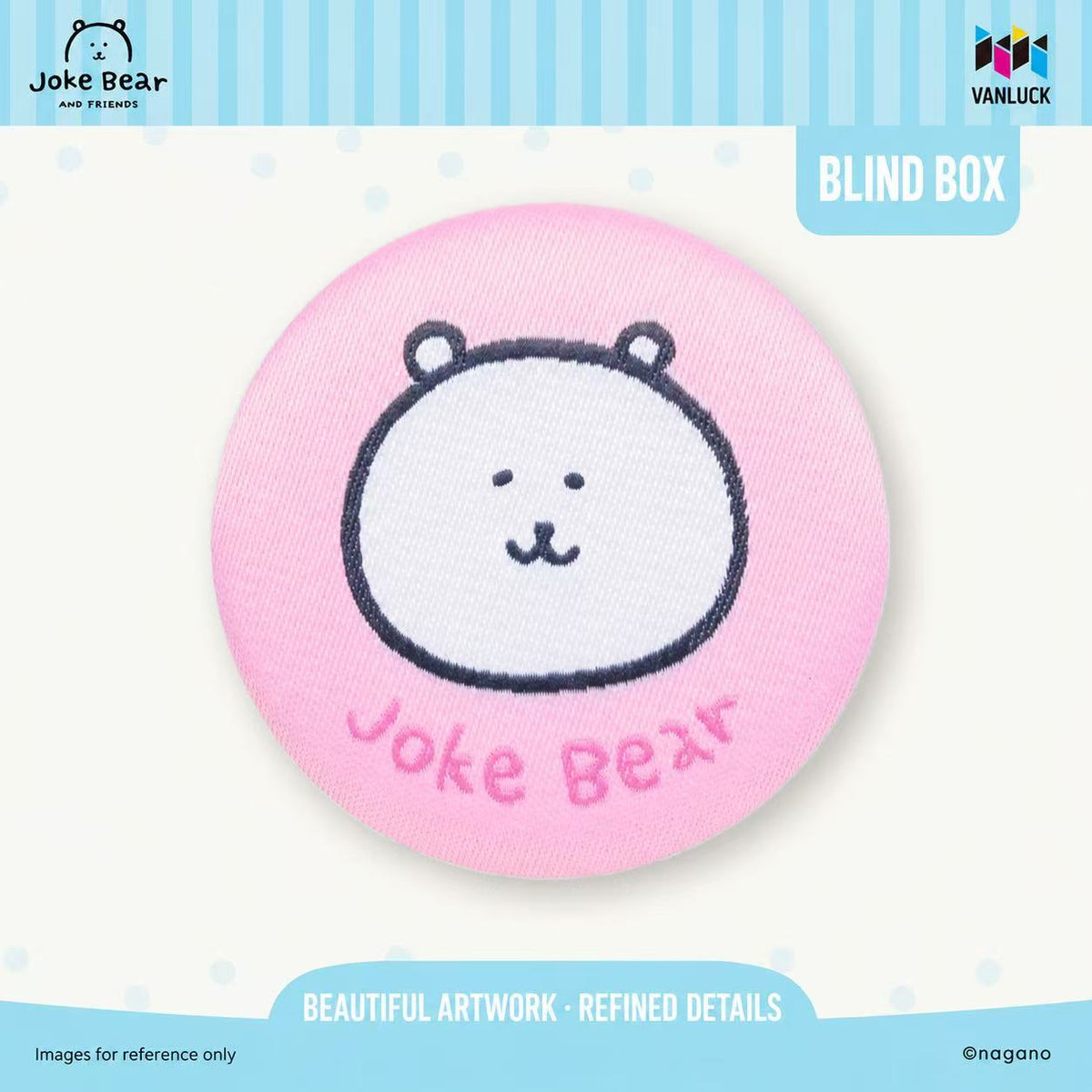 Joke Bear And Friends Series Weave Badge Blind Box