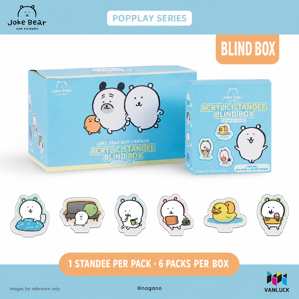 Joke Bear And Friends Series Acrylic Stand Blind Box