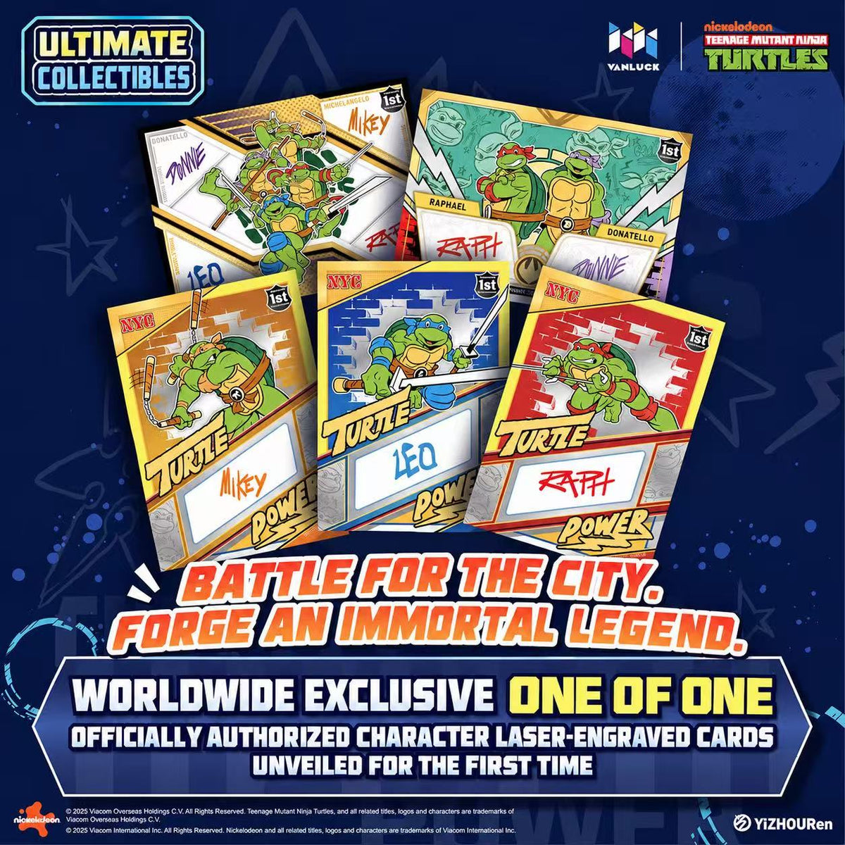 Teenage Mutant Ninja Turtles "Mirror Zenith City Heroes" Trading Cards