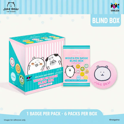 Joke Bear And Friends Series Weave Badge Blind Box