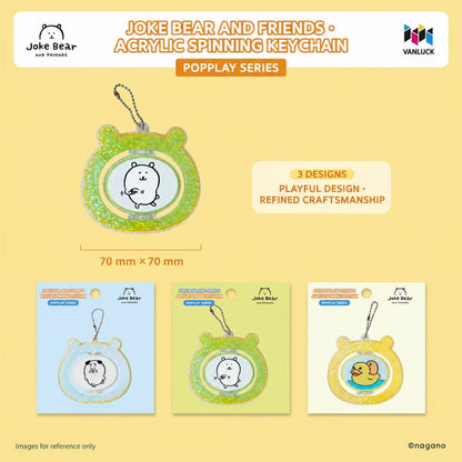 Joke Bear And Friends Series Rotate Acrylic Pendant