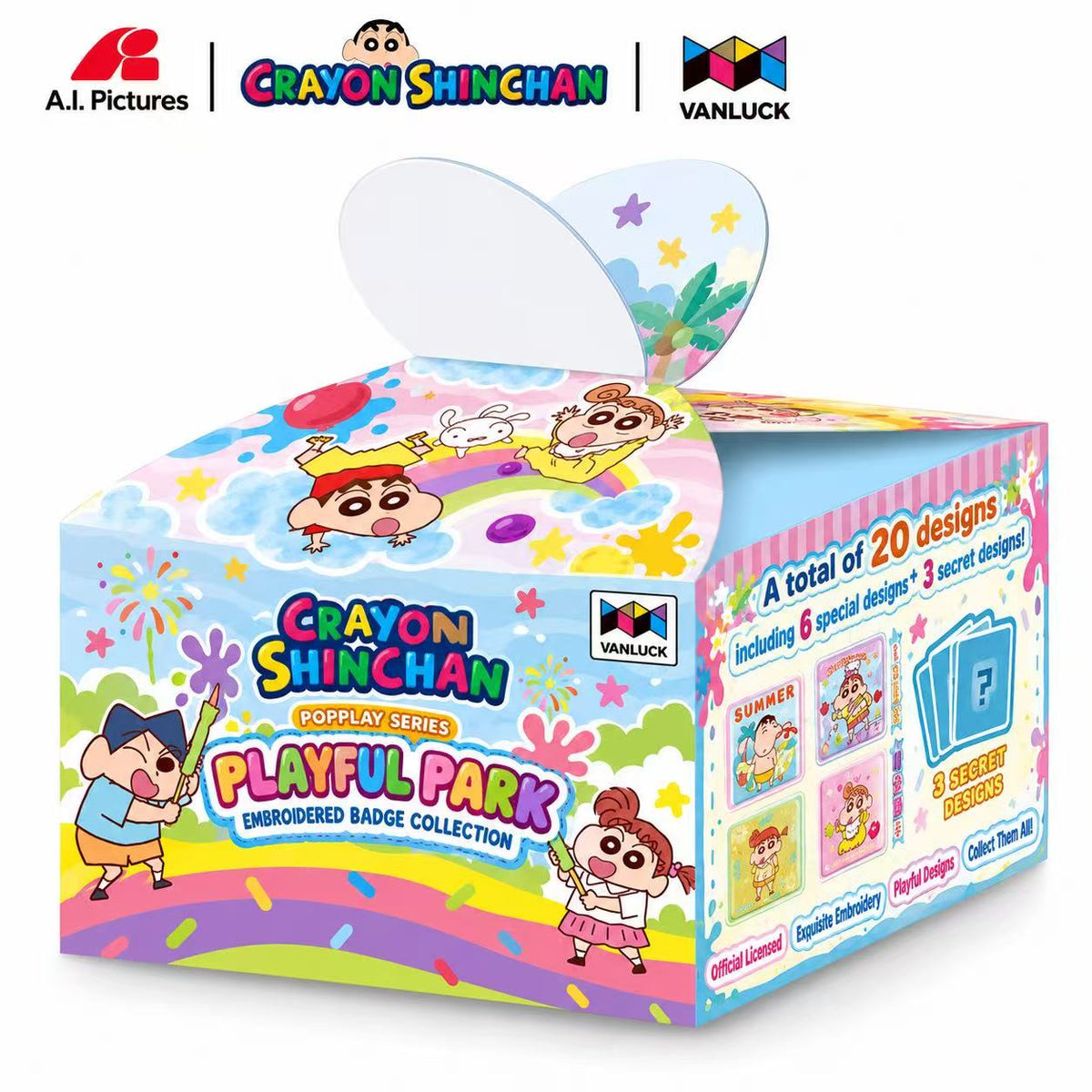 Crayon Shin-chan series Pupu Paradise Embroidered Badge