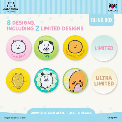 Joke Bear And Friends Series Weave Badge Blind Box