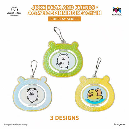 Joke Bear And Friends Series Rotate Acrylic Pendant