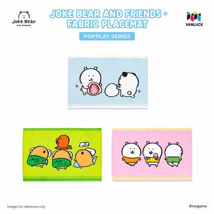 Joke Bear And Friends Series Fabric Placemats