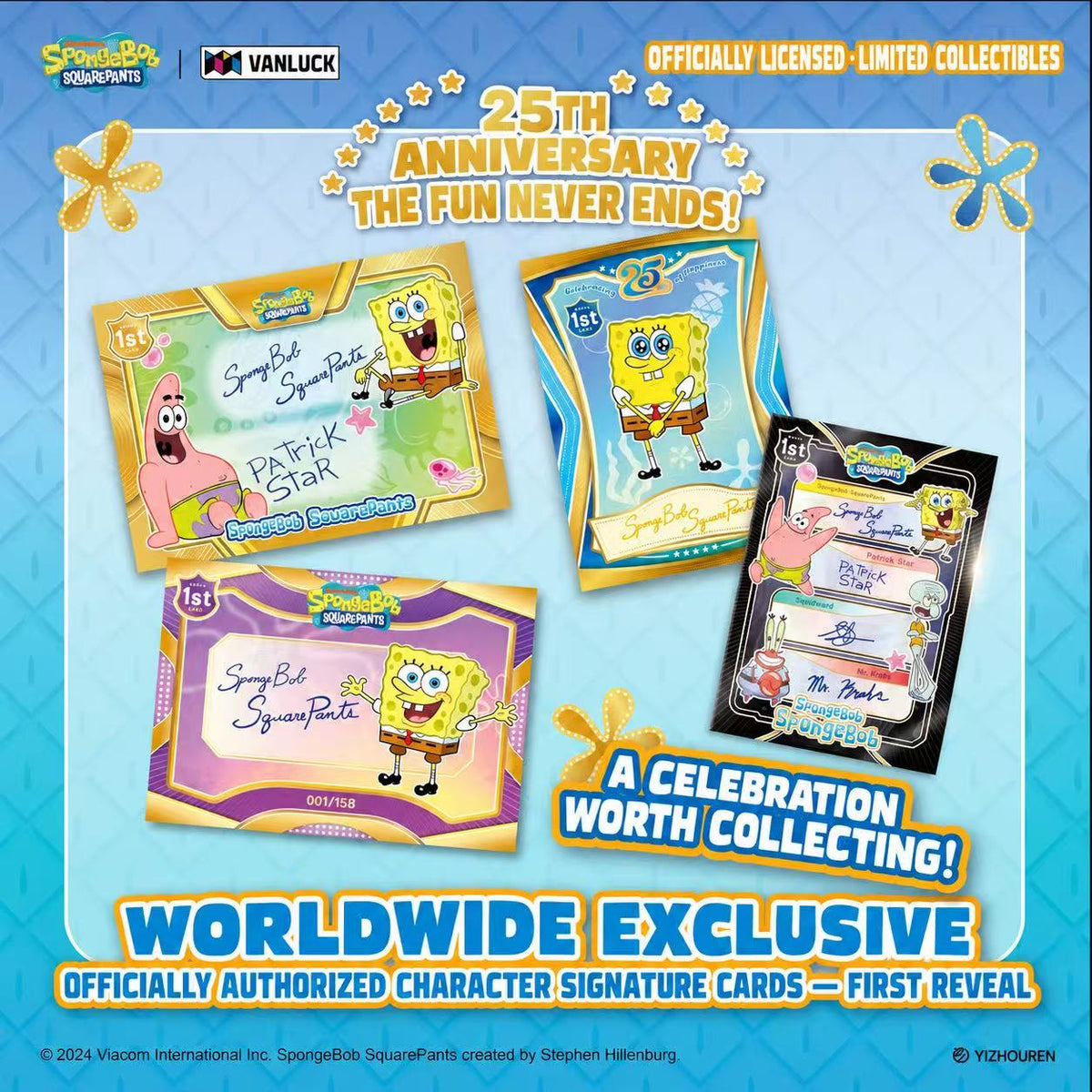 SpongeBob SquarePants 25th Anniversary Undersea Party Trading Cards