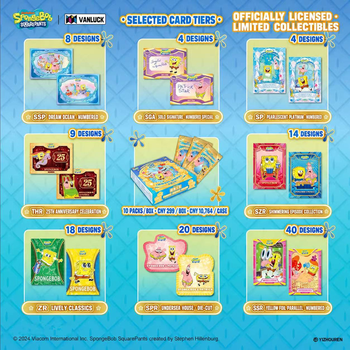 SpongeBob SquarePants 25th Anniversary Undersea Party Trading Cards