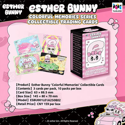 EstherBunny Colorful Memory Trading Cards
