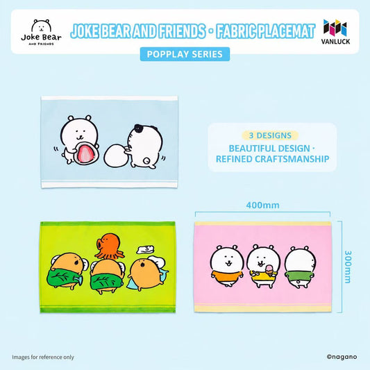 Joke Bear And Friends Series Fabric Placemats