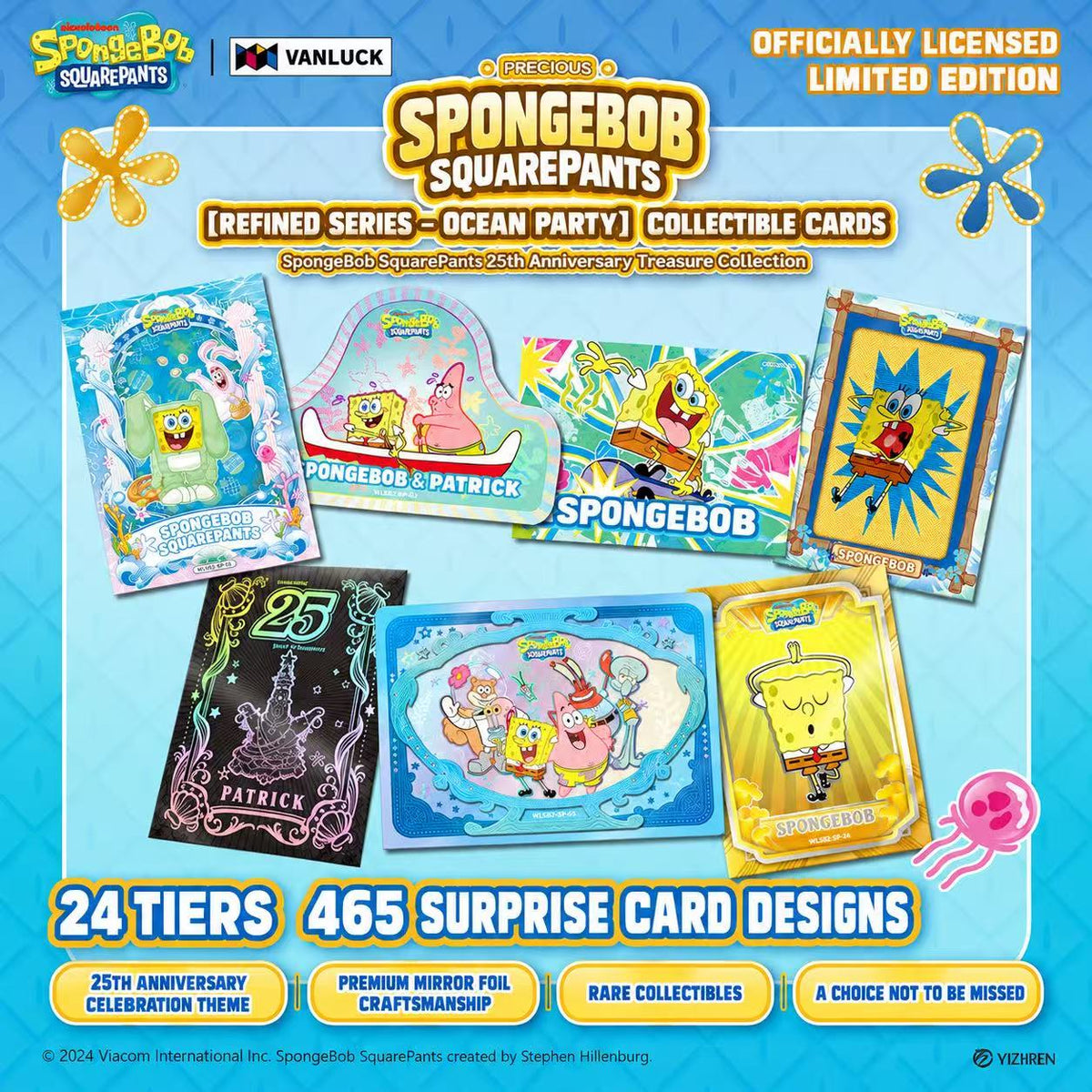 SpongeBob SquarePants 25th Anniversary Undersea Party Trading Cards