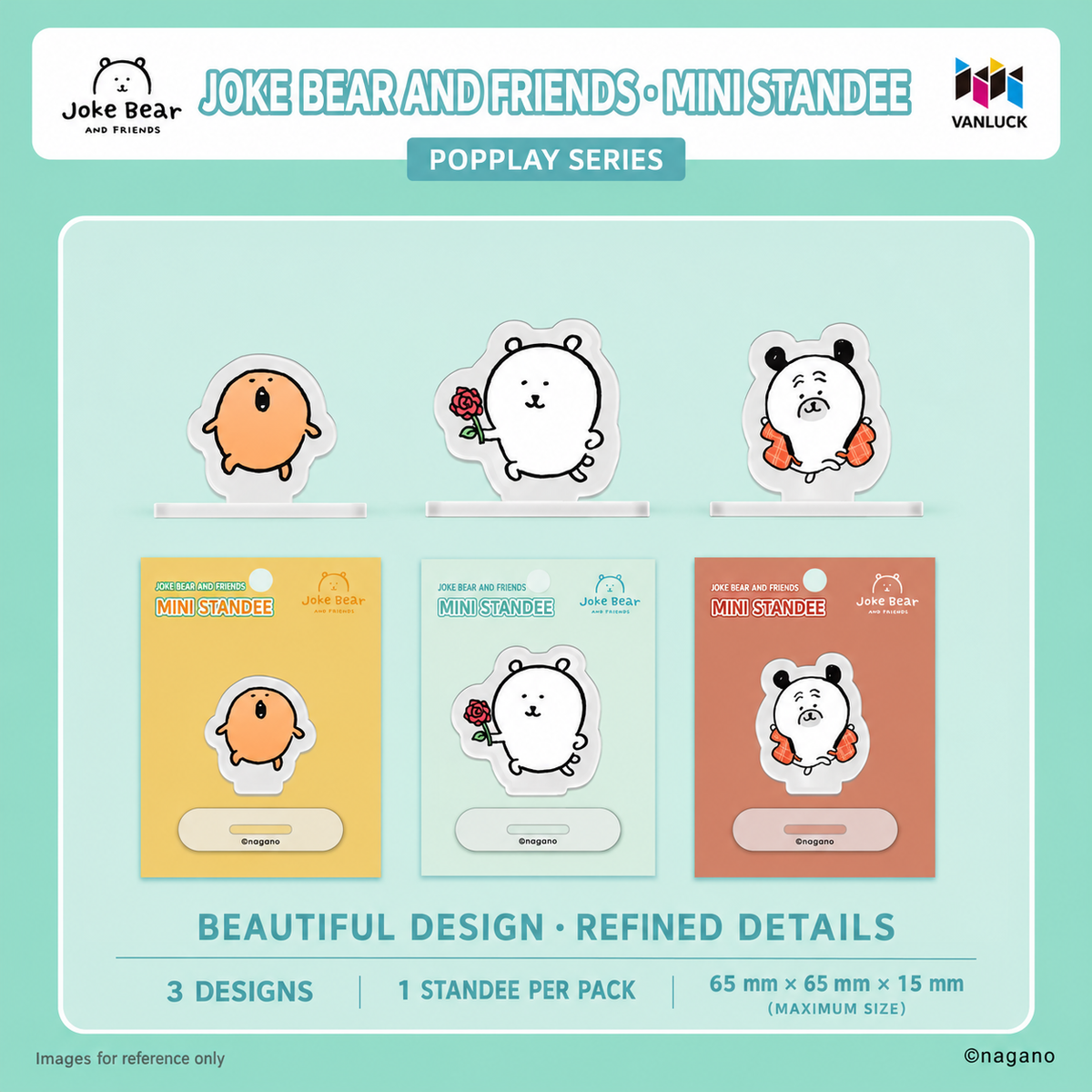 Joke Bear And Friends Series Mini Acrylic Stand