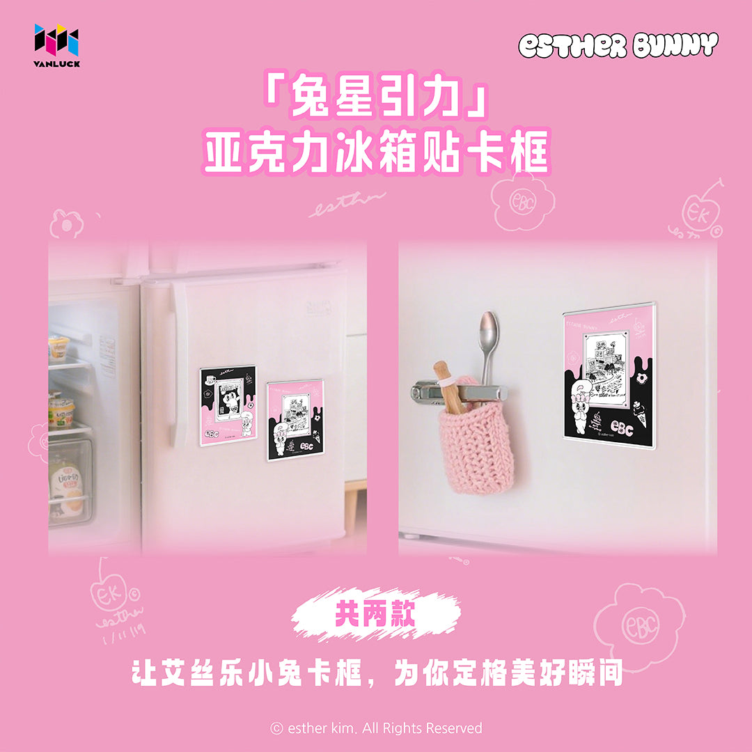 艾丝乐小兔磁吸冰箱贴卡框