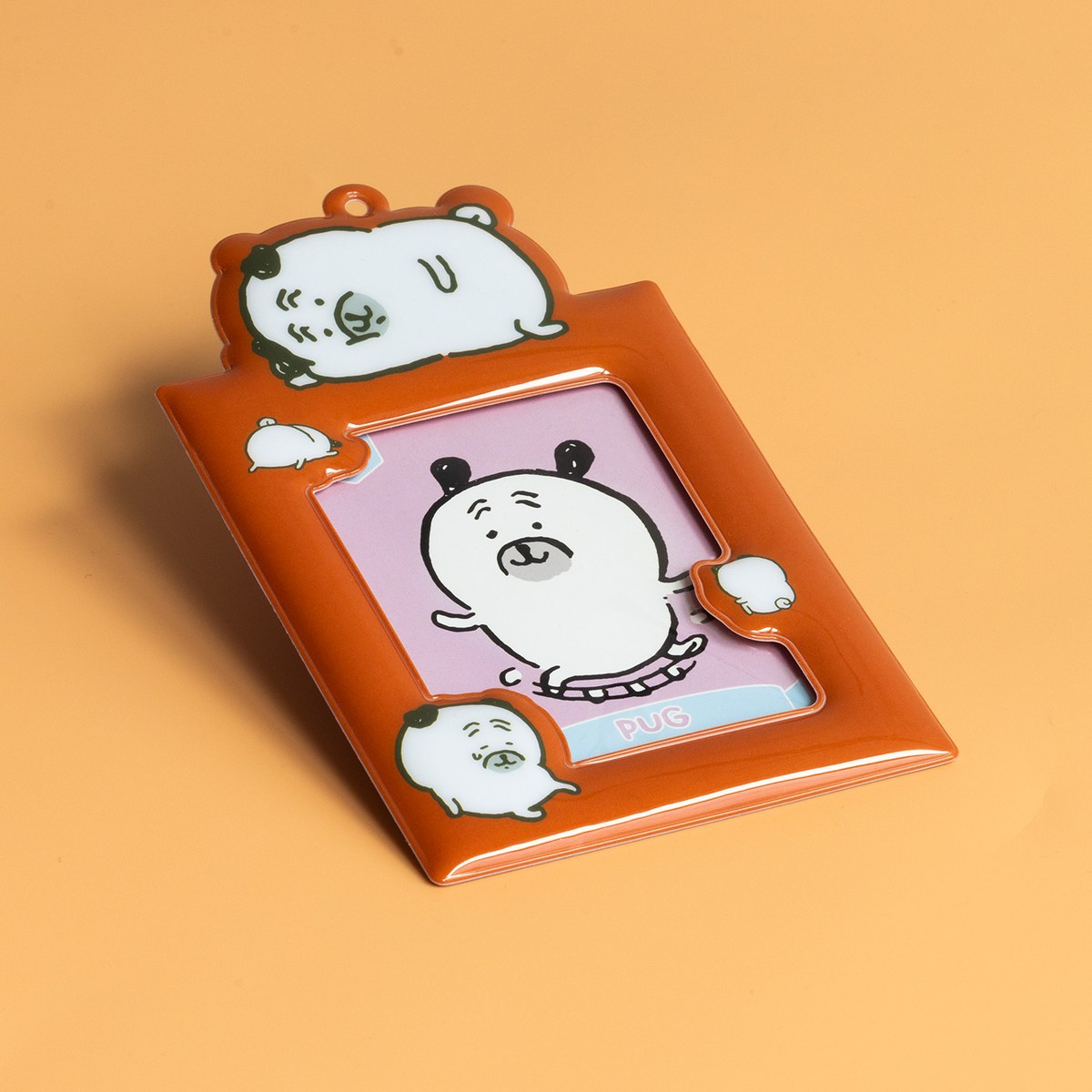 Joke Bear card holder in brown